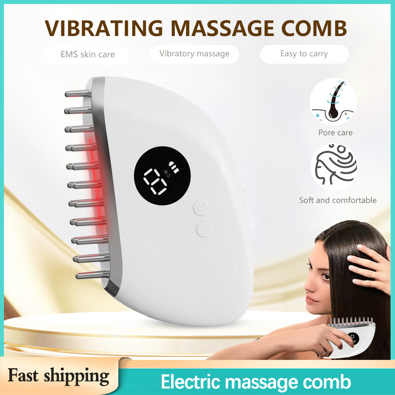 Hair Care For Hair Loss - Electric Hair Growth Comb Red Light