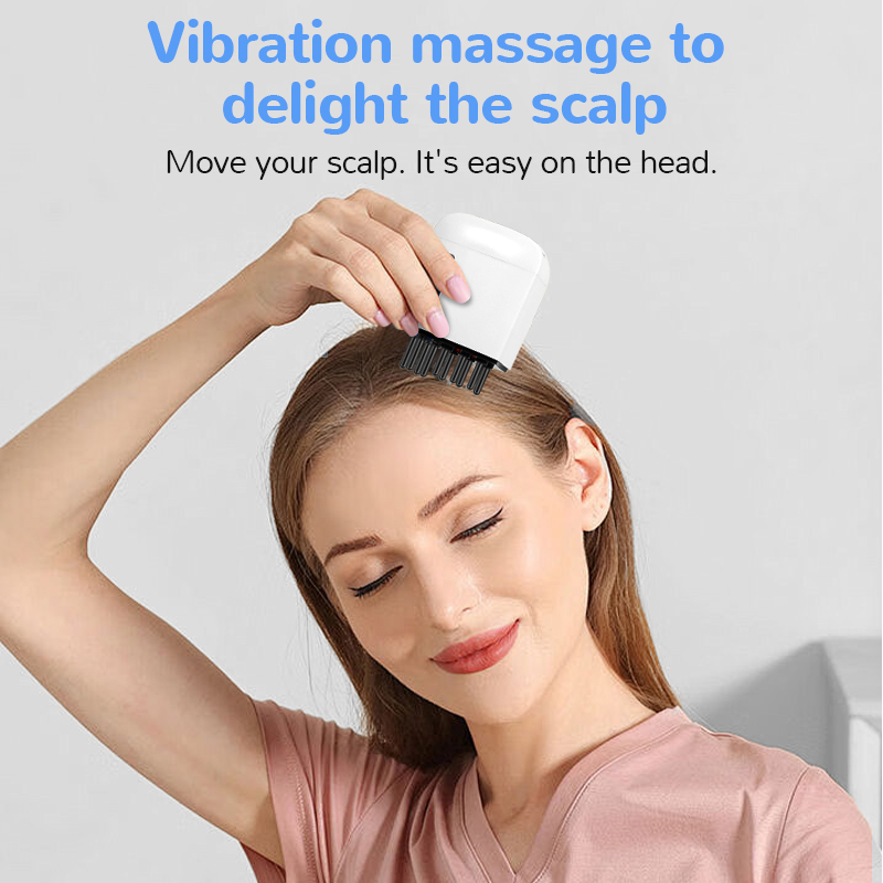 Hair Care For Hair Loss - Electric Head Scalp Massager Red Light