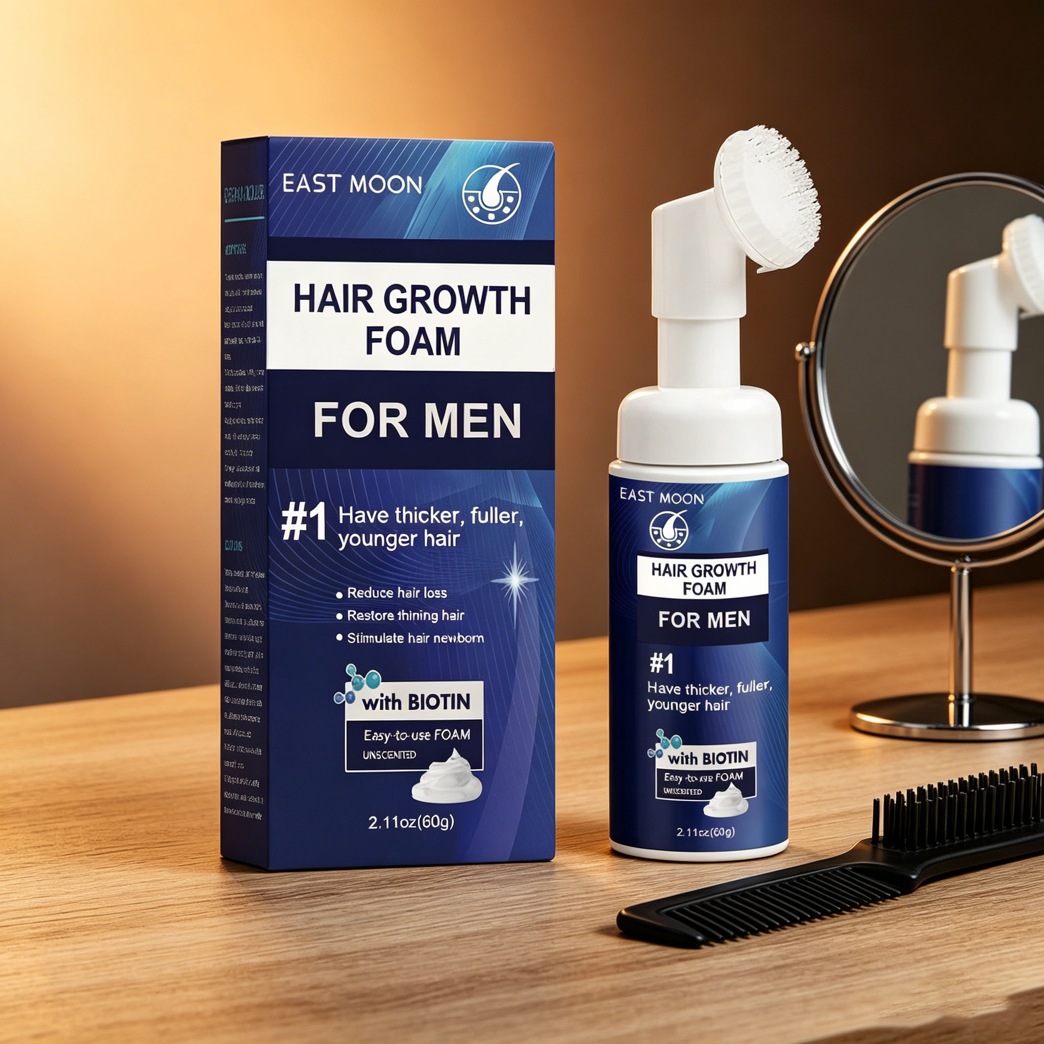 Hair Growth Foam Silicone Brus - Hair Care For Hair Loss 리뷰 및 가격