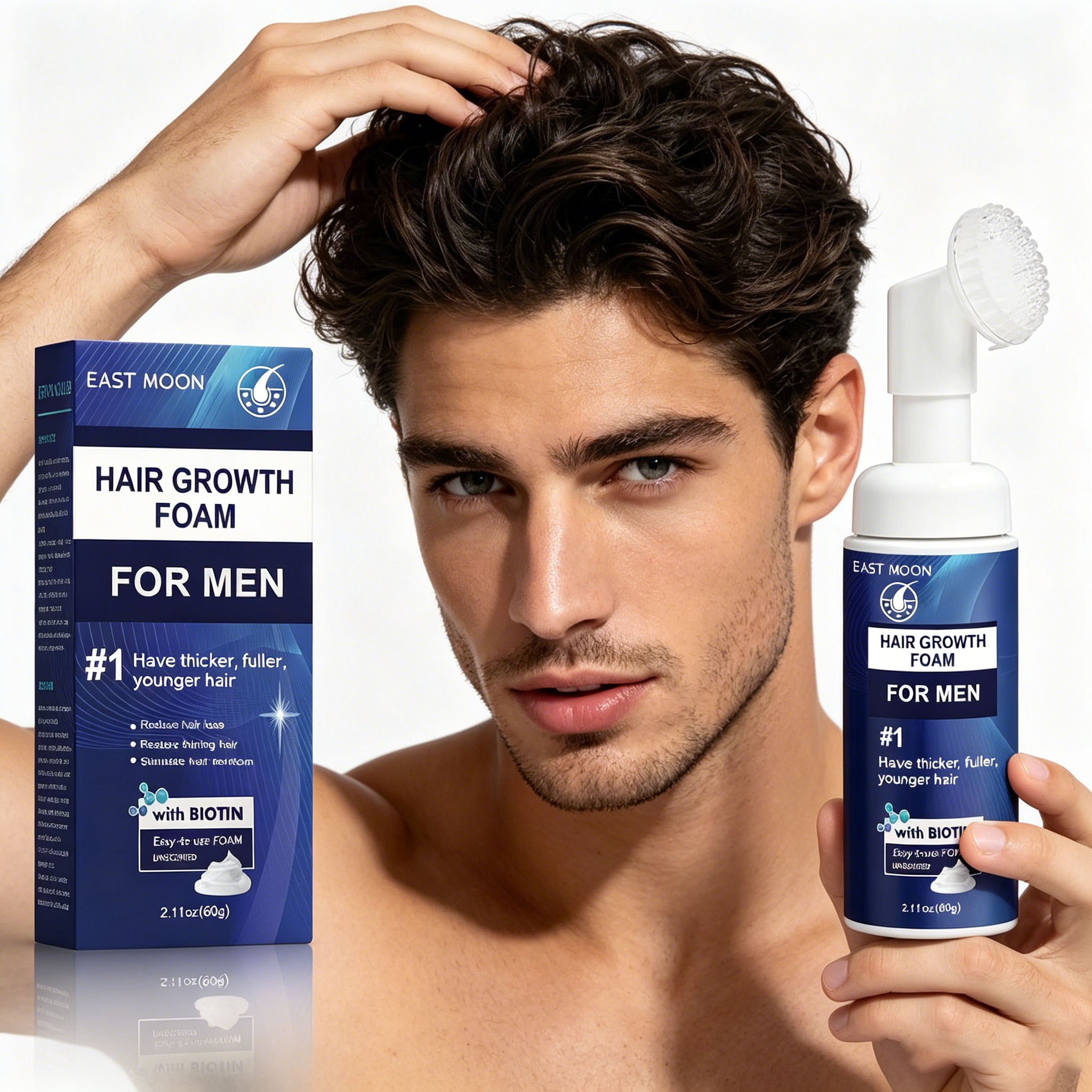 Hair Growth Foam Silicone Brus - Hair Care For Hair Loss 리뷰 및 가격