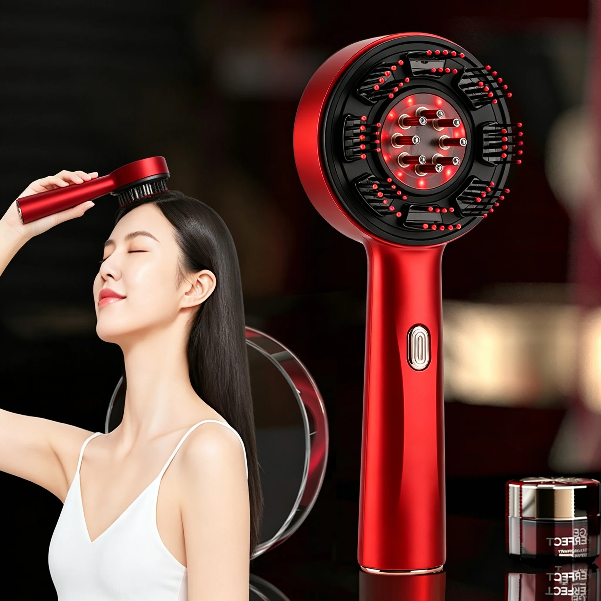 Electric Massage Comb Portable - Hair Care For Hair Loss 리뷰 및 가격