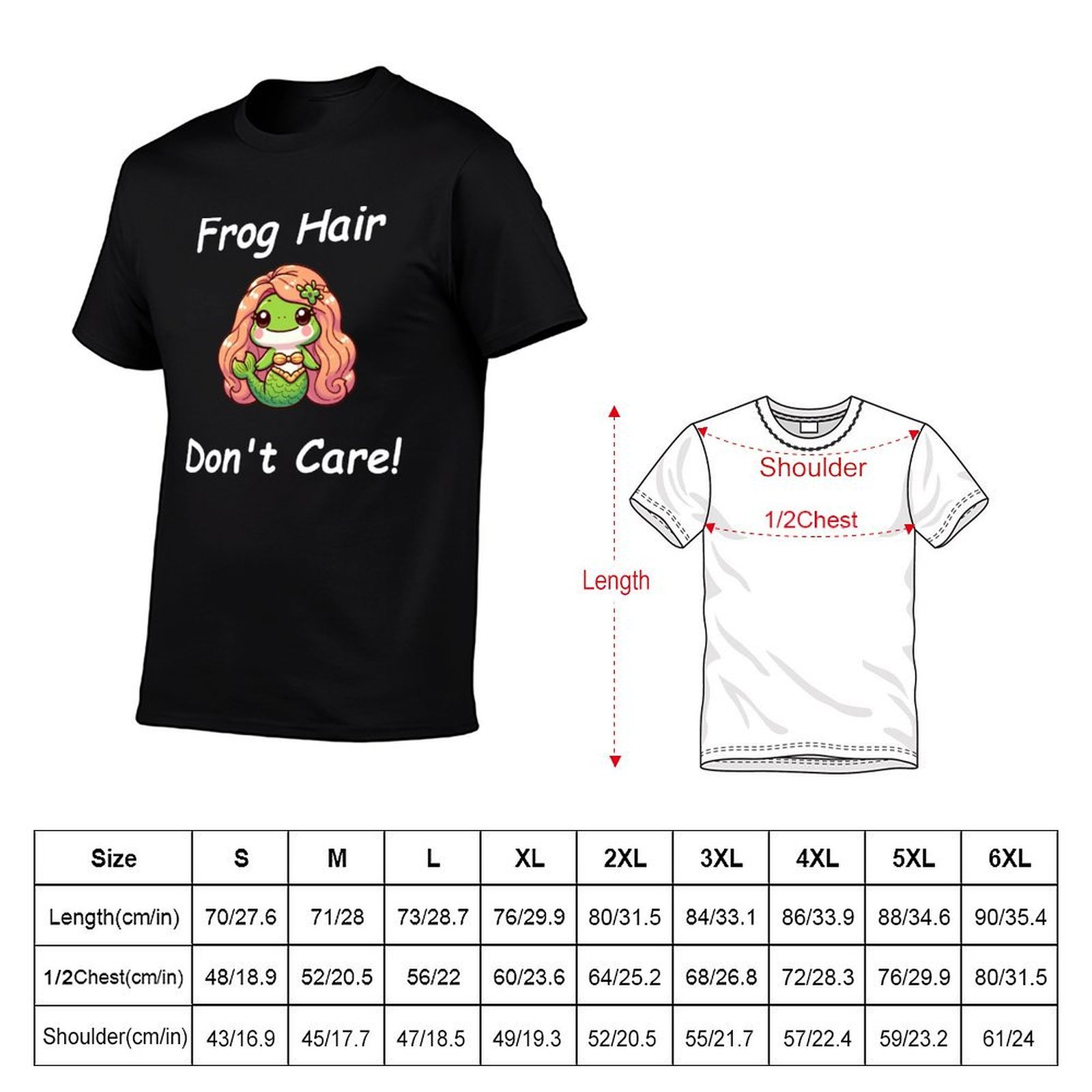 Frog hair don't care! T-Shirt  - Hair Care Luxury Brands 리뷰 및 가격